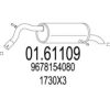 MTS 01.61109 End Silencer